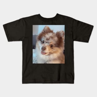 Leaelui with her dog t-shirt gift for your friend Kids T-Shirt